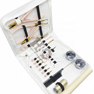 HOOPER COMPANY Kit de Pinzas para Extensiones de Cabello de Acero Inoxidable de Uso Comercial de Primera Calidad, Gancho de Bucle, Clip, Agujas para Hilos, Herramientas para el Cabello - Product Image 1