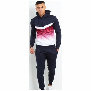 New Jogging Custom Track Suits <b>Tracksuit</b> for Men Polyester Sportswear Track Suit - Product Image 3