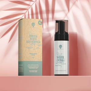 Detergente Intimo Quotidiano per Donne - Mousse Detergente Femminile, 99% Naturale, Testato Dermatologicamente, pH Bilanciato, Menta, Moringa Rossa - Product Image 3