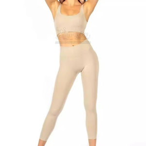Bas prix femmes Yoga ensemble 100% coton fait femmes Yoga ensemble vente chaude femmes Yoga ensemble à vendre - Product Image 4