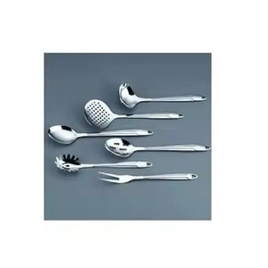 Juego de Vajilla Pulida de Acero Inoxidable con Agujero para Colgar, Accesorios de Cocina - Product Image 1