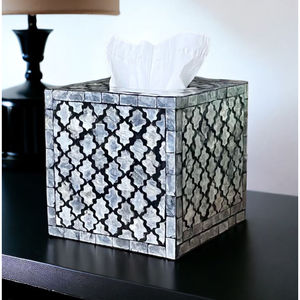 Nouveau élégant Designer vaisselle porte-mouchoirs boîte à mouchoirs créatif nacre boîte de rangement de tissus pour la maison salle de bain accessoire - Product Image 5