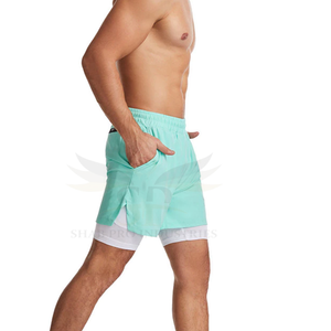 Los Mejores Pantalones Cortos Deportivos Ligeros Hechos a Medida, Estilo Urbano, Diseño Sólido, Color Liso, 100% Algodón Antiarrugas - Product Image 2