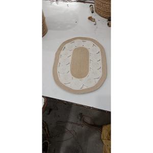 New Arrival Customized Cotton Jute <b>Table</b> <b>Mat</b> Export Selling Washable Designer Jute <b>Table</b> <b>Mat</b> for Dinning Use - Product Image 3