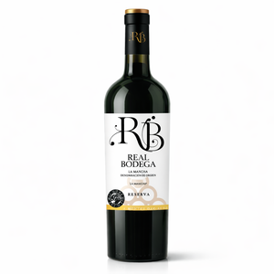 Véritable Bodega D.O. Vin Rouge Espagnol Reserva Tempranillo & Cabernet Sauvignon 13,5% ABV, vieilli 12 mois en fût, 750ml - Product Image 1