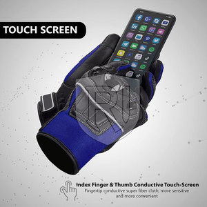 Venta al por mayor de guantes de moto de cuero transpirable de alta calidad mejor material hecho para ropa de carreras - Product Image 6