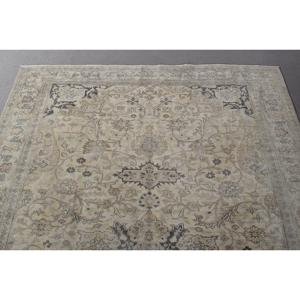 พรมขนาด 0.5x9.4 ฟุต, พรมวินเทจแบบ Runner, พรมลายปะติดสีเบจ - Product Image 4