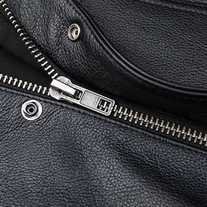 Gilet d'hiver en cuir noir pour hommes 2025 avec poches avant sans manches quantité minimale de commande basse Style classique gilet à la mode grande taille - Product Image 4