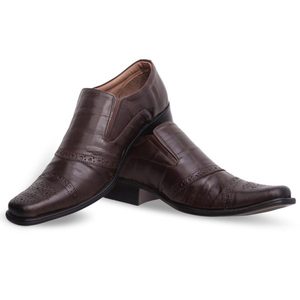 Botines de cuero genuino para todas las estaciones para hombre, informales, impermeables, planos, ligeros, con cierre de cordones, a bajo precio, a granel - Product Image 6