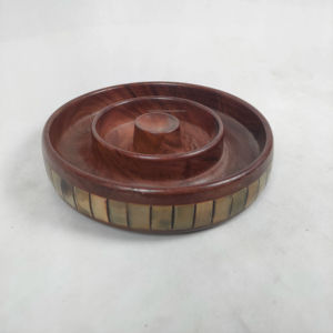 Tazón de Madera Ecológico para Servir, Estilo Europeo, Tamaño Personalizado, Duradero, Hecho a Mano, Decoración de Mesa de Cocina para Fiestas, Comida Diaria - Product Image 1