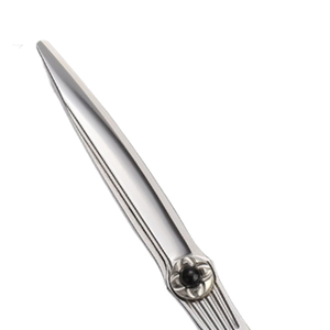 Ciseaux professionnels pour la coupe de cheveux, lame droite en acier inoxydable, pour droitiers, ciseaux de salon de coiffure - Product Image 2