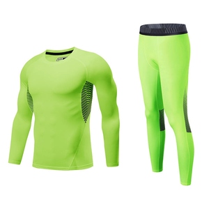 Quick Dry <b>Compression</b> Gym <b>Tights</b> <b>For</b> <b>Men</b> Fitness Clothing Workout Training Set <b>Compression</b> Shirts Athletic Sportswear - Product Image 4