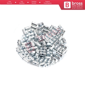 BCR036 BCR036 100 Pcs Inner Outer <b>Door</b> <b>Handle</b> Trunk Hood Lock Latch Release Cable Wire Rope End Pin Stop Rivet 6x10 mm Hole Dia: - Product Image 3