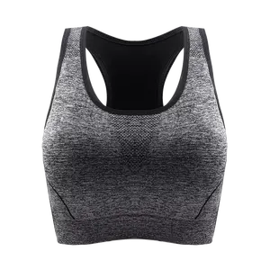 Sujetador deportivo de talla grande para mujer, ropa de gimnasio, secado rápido, logotipo personalizado - Product Image 1