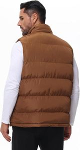 Venta Directa de Fábrica, Chaleco Acolchado Personalizado con Cremallera, Transpirable, de Alta Calidad, Informal, para Hombre, para Invierno, 100% - Product Image 3