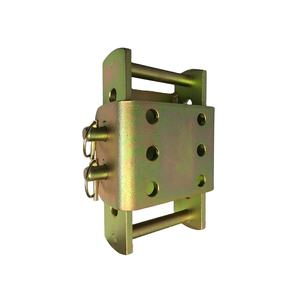 Plaque de chute en acier réglable de 70mm x 147mm pour remorques de camions commerciaux remorque à benne basculante semi-remorque - Product Image 1