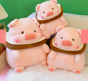 Jouet en peluche mignon LuLu Toast Pig, un cadeau chaud et élégant - Product Image 3
