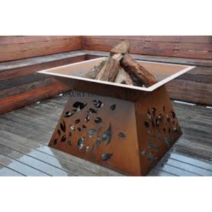 Foso de fuego de metal industrial moderno y resistente con malla de acero reforzado para incendios intensos al aire libre Durabilidad superior - Product Image 3