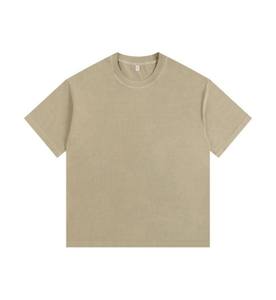 2025 Nueva camiseta Unisex 260g 100% algodón Color sólido camiseta logotipo personalizado disponible camiseta para hombres - Product Image 5