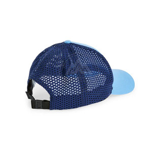 Gorra de camionero de espuma en blanco OEM, logotipo personalizado bordado, 5 paneles, malla lisa, gorra de camionero para hombre - Product Image 3