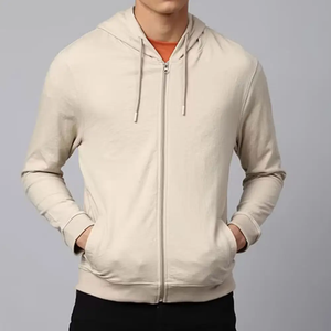 380-480gsm otoño Alta Calidad Algodón Terry Fleece sin forro básico algodón mezclado Streetwear bordado logo personalizado para hombre Sudadera con capucha - Product Image 1