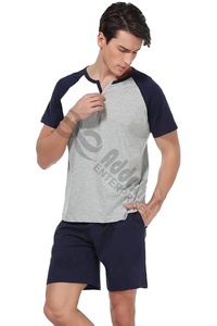 Camiseta de Verano para Hombre ADDAHAR ENTERPRISES 2023, 100% Algodón, Tejido, Estampado en Serigrafía, Manga Corta, Color Sólido, Secado Rápido - Product Image 2