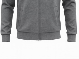 เสื้อแจ็คเก็ตเทรนนิ่งผู้ชายคุณภาพสูง แบบซิป ลายเรียบ คอตั้ง ระบายอากาศ กันลม เหมาะสำหรับฤดูหนาว สไตล์สปอร์ต - Product Image 2