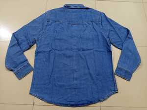 2025 nouveau Design Vintage décontracté à manches longues Denim chemises et vestes 100% coton mode pour hommes et femmes avec Logo personnalisé - Product Image 6