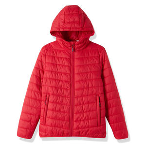 2025 Collection Custom Colorful Long Winter Woman Hooded Zipper Down Jacket Winter Down Coat <b>Hoodie</b> Puffer Women Denim Jacket - Product Image 5