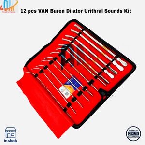 Kit de sondes urétrales et dilatateurs Van Buren pour procédures urologiques et gynécologiques, instruments chirurgicaux réutilisables autoclavables - Product Image 3