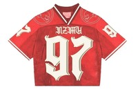 Maillot de football américain personnalisé, short 100% polyester, séchage rapide, respirant, lettres imprimées, style sport décontracté, hip-hop, unisexe
