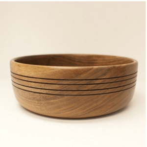 Rustic Bohemian Design Acacia <b>Wood</b> <b>Salad</b> <b>Bowl</b> with Leg Natural Wooden Serving <b>Bowl</b> Wholesale Kitchenware From Vietnam - Product Image 2