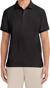 Men's Performance Short Sleeve for Polo Shirt Quick Dry 100% Polyester with Solid 3D Pattern - Product Image 4