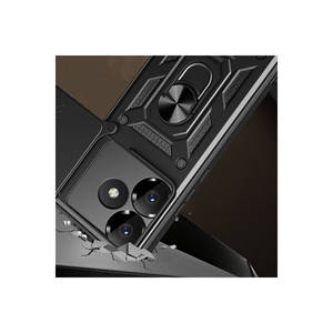 Coque magnétique premium JoieCreatif Slide Vega avec support et protection caméra pour Poco F6 en silicone, compatible 13 Pro Max - Product Image 3