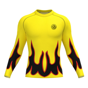 Meilleure qualité Polyester MMA Rash Guard GYM Workout Fitness Vêtements pour hommes Vêtements de sport pour les arts martiaux - Product Image 4