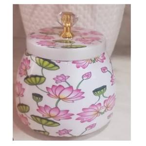 Caja de Almacenamiento Metálica Artesanal con Acabado Esmaltado, Diseño Único para Cocina o Joyería, al Precio Más Bajo - Product Image 5