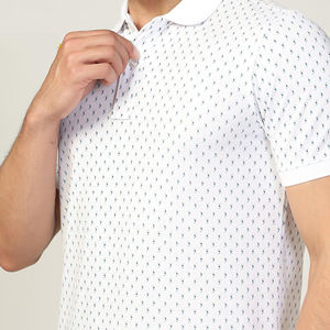 Nouveaux T-shirts pour hommes en tricot uni couleur personnalisée, anti-plis, à manches courtes, avec poche, 100 % coton, vente en gros - Product Image 5