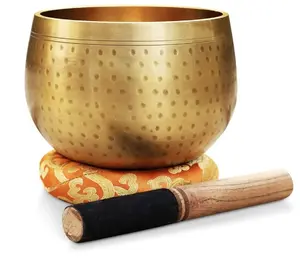 巨型藏歌碗手工制作的歌唱碗stitbetan环锣冥想歌唱碗和整体治疗压力