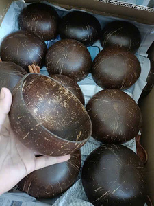 Trending <b>Now</b> Coconut Shell Bowl for Ice Cream Snack and Eco Dining - Product Image 5
