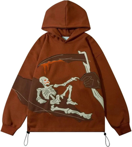 Sudadera con Capucha para Hombre, Sudadera con Capucha y Mascarilla, Sudadera con Bolsillo Canguro y Cordón Ajustable - Product Image 2