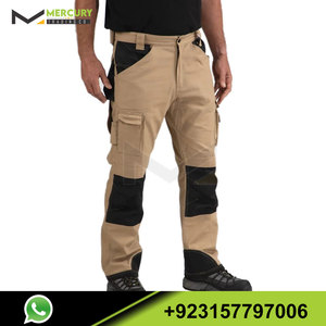 Pantalon de travail de sécurité multi-poches hi vis, hiver, vêtements de travail pantalons de travail hommes réfléchissant Hi Vis pantalons de travail - Product Image 4