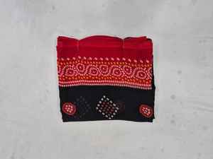 Sari de Chifón Elphino Premium con Impresión Digital de Lujo en Toda la Superficie - 5.50 Metros Corte Estándar - Sari de Chifón Elphino Premium - Product Image 3