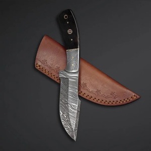Handmade Damascus Steel Blade <b>Camping</b> Knife Micarta Handle Skinner Hunting Outdoor Knives for DIY OEM Customization Supported - Product Image 5
