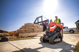 Kubota SCL1000 Mini Skid Steer Loader Backhoe Loader Diesel Crawler Loader with Huade Hydraulics High Load Moment Compact Design - Product Image 6