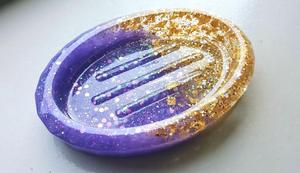 Porte-savon en résine époxy, forme personnalisée, couleur personnalisée, vente chaude, porte-savon en résine de haute qualité - Product Image 6