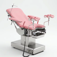 Table d'accouchement électrique pliable avec fente latérale pour les jambes, table d'opération gynécologique pour l'hôpital et la maternité