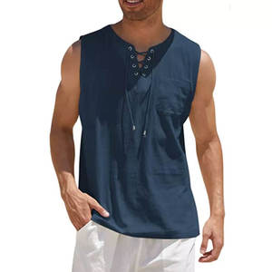 Soft Fabric <b>Men</b> Sleeveless Shirt Cotton Polyester Breathable Quick Dry <b>Tank</b> <b>Top</b> <b>Men</b> Lightweight Stretch Fabric <b>Mens</b> <b>Tank</b> <b>Top</b> - Product Image 5