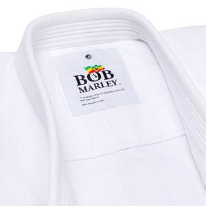White Pearl Weave & <b>Gold</b> Weave Jiu Jitsu Gi (Polyester/Cotton) BJJ Kimono for Adult Martial Arts - Product Image 3