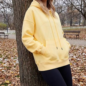 Hoodies surdimensionnés pour femmes, couleur personnalisée, prix bas, prix de gros, nouvelle arrivée - Product Image 5