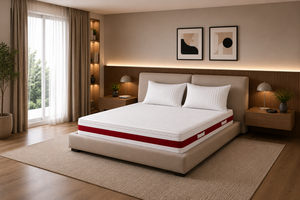 Materasso Ortopedico Traspirante in Memory Foam EVERGREENWEB 22 cm con Cuscino Incluso, Made in Italy, Rivestimento Rimovibile, per Uso Scolastico - Product Image 6